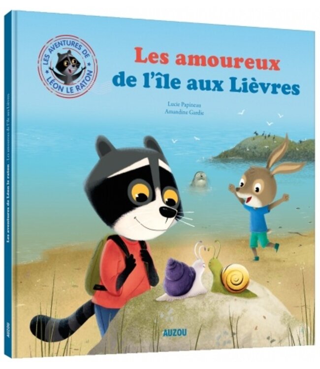 AUZOU LIVRE - LÉON LE RATON : LES AMOUREUX DE L'ÎLE AUX LIÈVRES