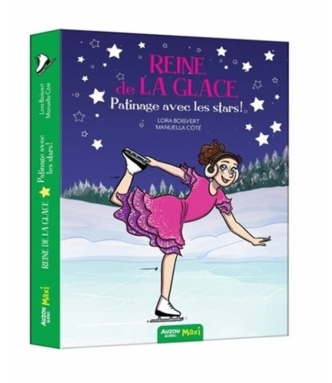 AUZOU LIVRE - REINE DE LA GLACE : PATINAGE AVEC LES STARS!