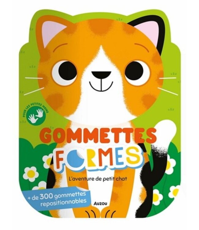 AUZOU MES GOMMETTES FORMES - L'AVENTURE DU PETIT CHAT