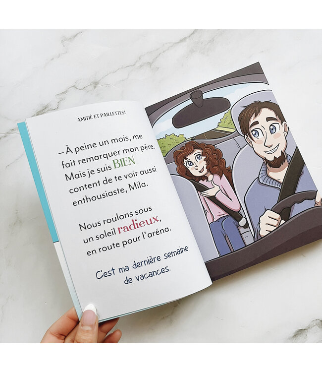 AUZOU LIVRE - REINE DE LA GLACE : AMITIÉ ET PAILLETTES!