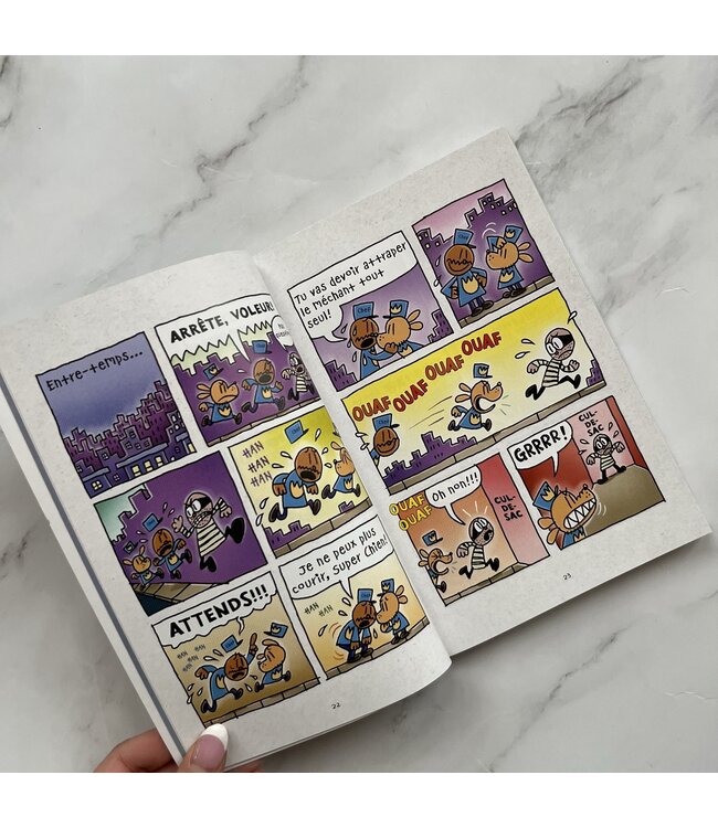 SCHOLASTIC LIVRE - SUPER CHIEN : POUR QUI VOLENT CES BALLES