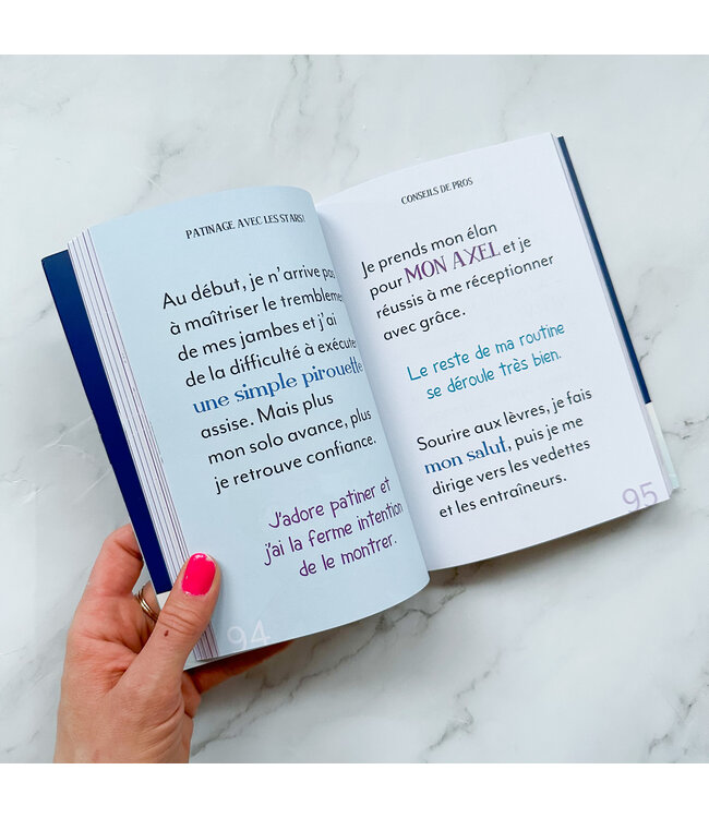 AUZOU LIVRE - REINE DE LA GLACE : PATINAGE AVEC LES STARS!