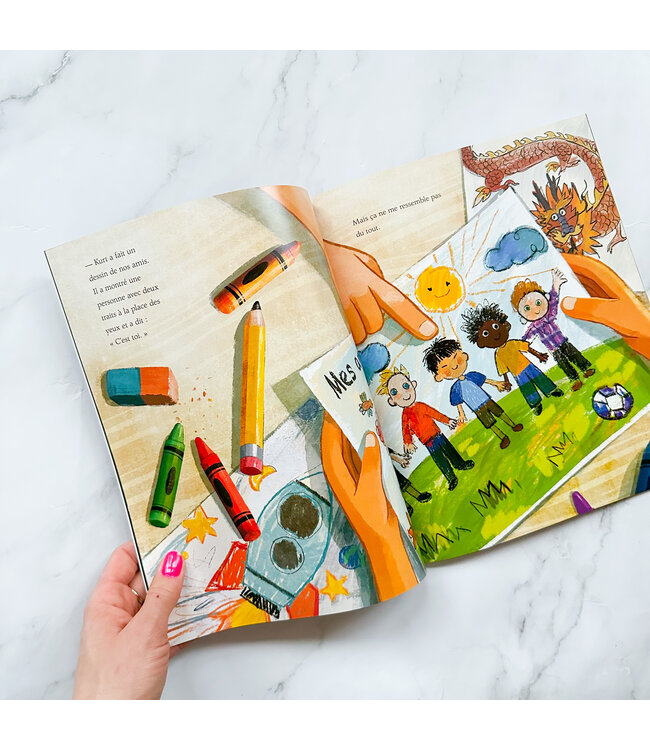 SCHOLASTIC LIVRE - DES YEUX QUI PARLENT AU ÉTOILES