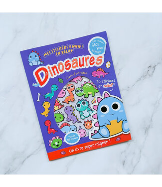 1,2,3 SOLEIL! LIVRE D'ACTIVITÉS - MES STICKERS KAWAII DINOSAURES