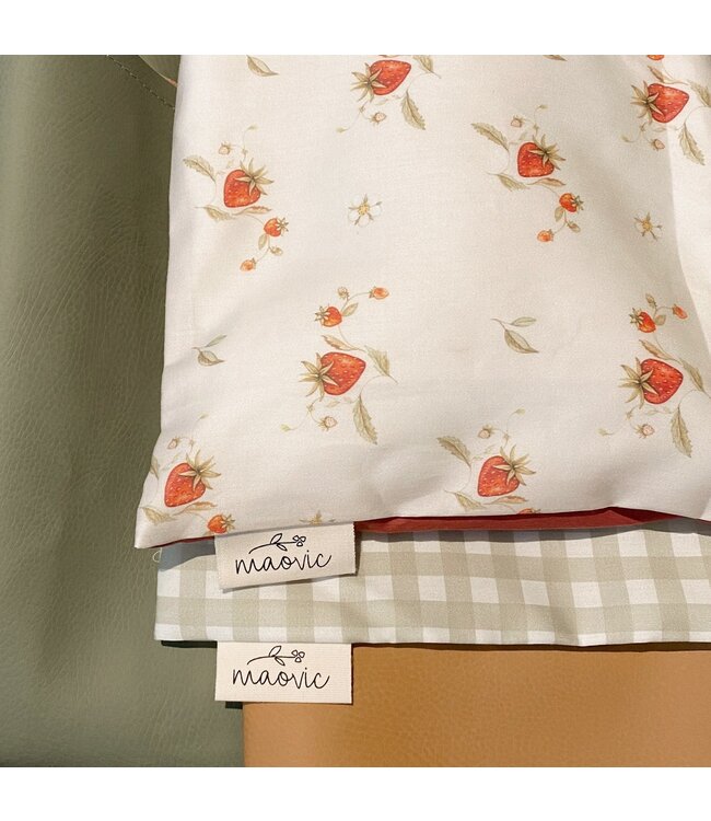 MAOVIC HOUSSE POUR OREILLER - CHAMPS DE FRAISES