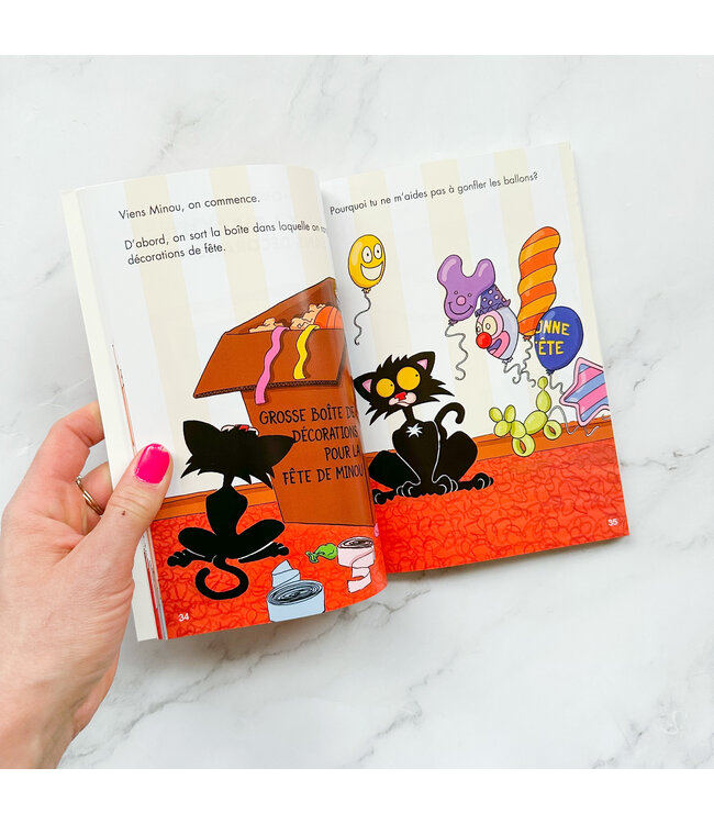 SCHOLASTIC LIVRE - MÉCHANT MINOU EN COULEURS : C'EST TA FÊTE