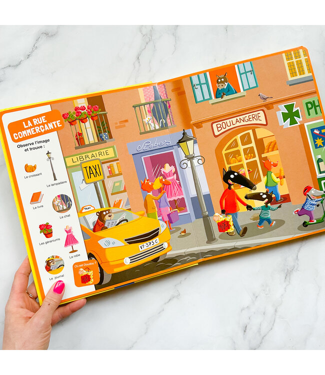 AUZOU CHERCHE ET TROUVE DES TOUT-PETITS : UNE JOURNÉE AVEC P'TIT LOUP