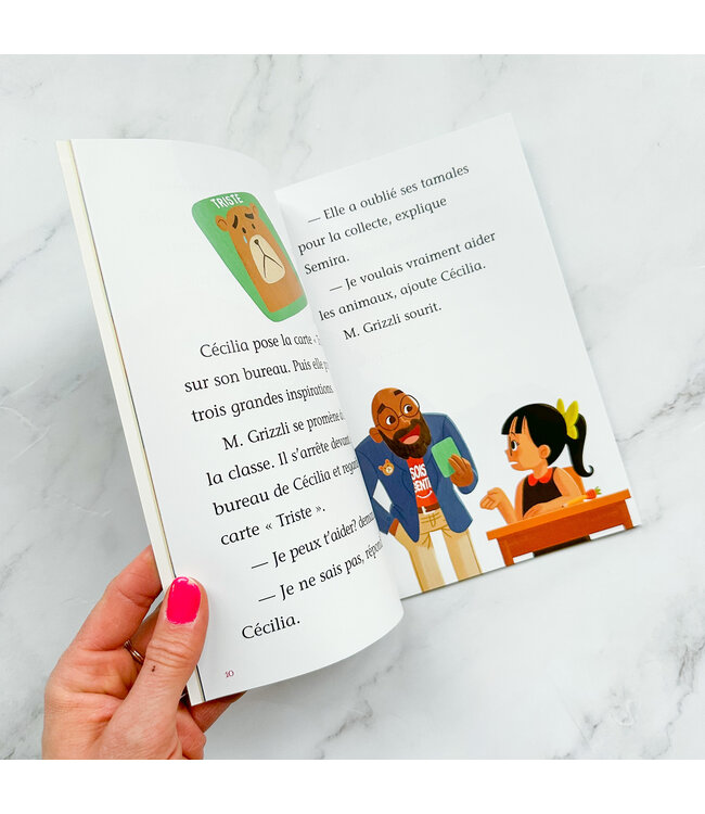 SCHOLASTIC LIVRE - LA CLASSE DE M.GRIZZLI : LA COLLECTE DE CÉCILIA