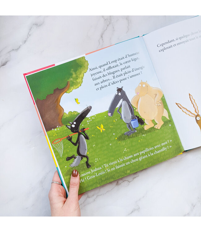 AUZOU LIVRE - LE LOUP QUI APPRIVOISAIT SES ÉMOTIONS