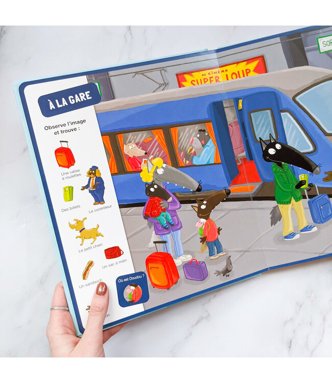 AUZOU CHERCHE ET TROUVE - P'TIT LOUP VIVE LES VACANCES