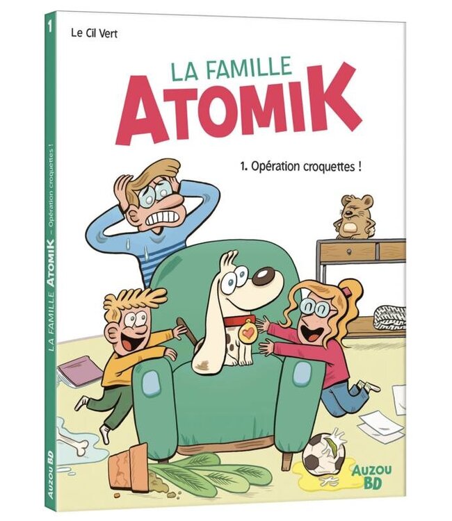 AUZOU LIVRE - LA FAMILLE ATOMIQUE, OPÉRATION CROQUETTES!