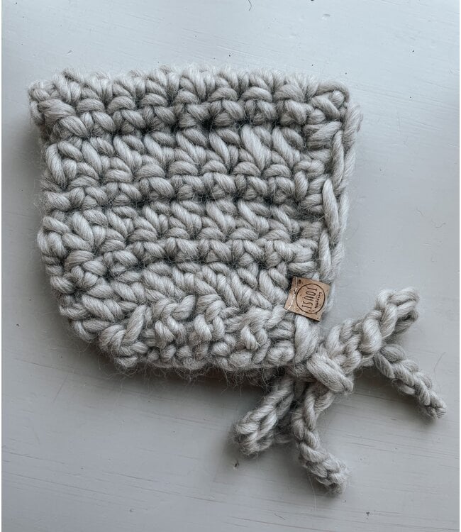 LES PETITS TOUSI BONNET EN LAINE - SABLE