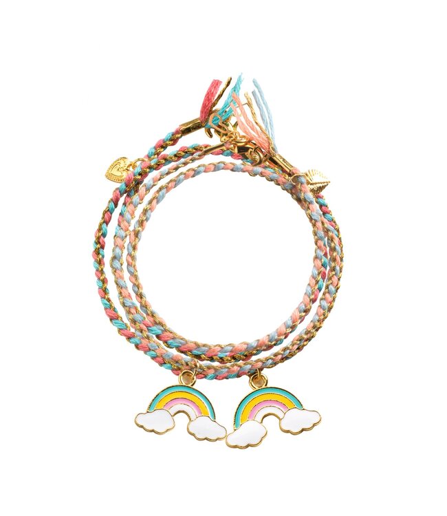 DJECO ENS. À BIJOUX YOU & ME - KUMIHIMO ARC-EN-CIEL