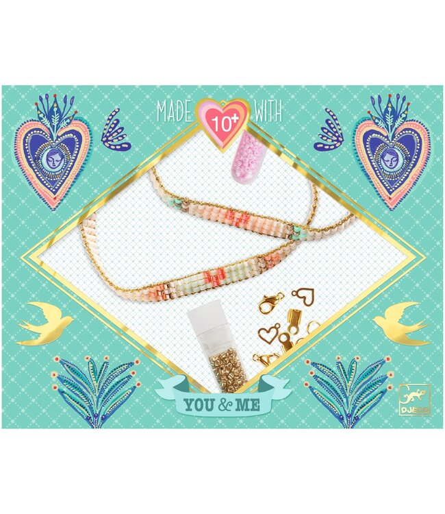DJECO ENS. À BIJOUX YOU & ME - MIYUKI ET COEURS