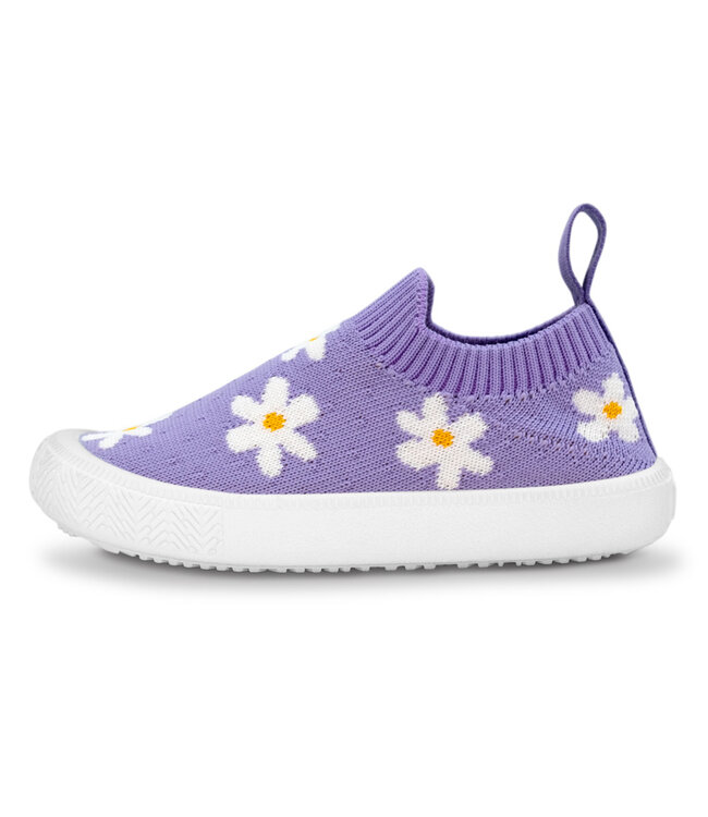 JAN & JUL SOULIER GRAPHIC KNIT - PURPLE DAISY