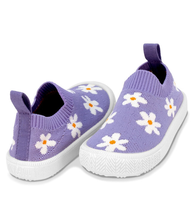 JAN & JUL SOULIER GRAPHIC KNIT - PURPLE DAISY