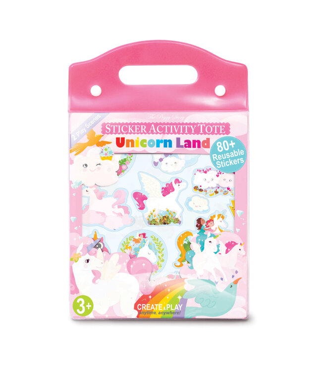 THE PIGGY STORY SAC D'ACTIVITÉS POUR AUTOCOLLANTS - LICORNE
