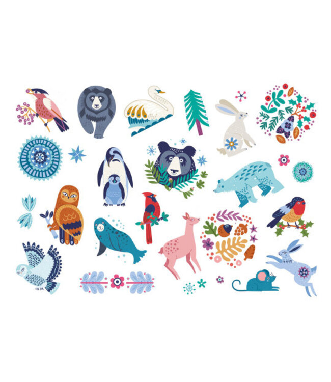 AUZOU TATOUAGES - MES P'TITS TATTOOS ANIMAUX DU NORD