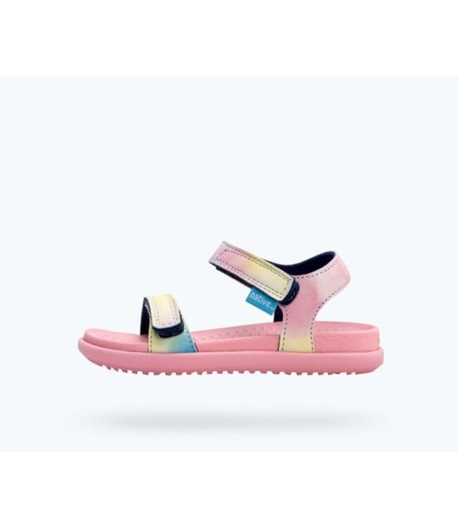 NATIVE SANDALE CHARLEY - PRINCESS PINK/PASTEL TIE DYE