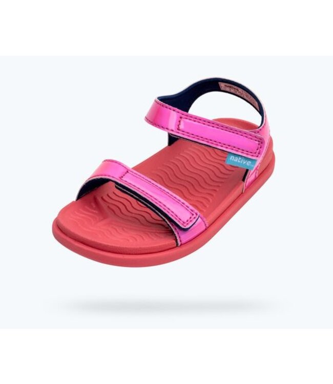 NATIVE SANDALE CHARLEY - DAZZLE HOLOGRAM/DAZZEL PINK