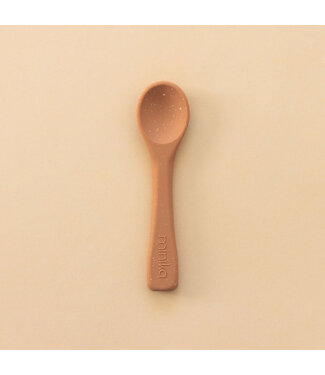 MINIKA CUILLÈRE EN SILICONE - ALMOND