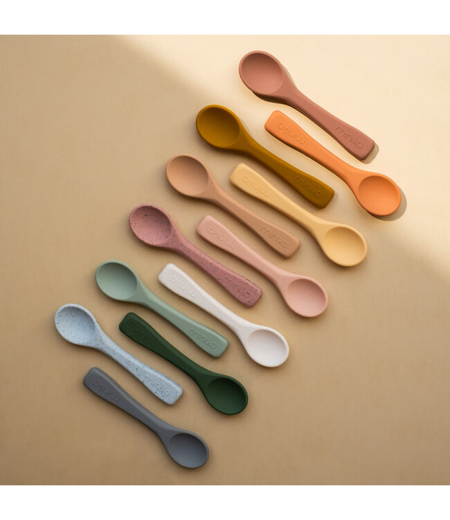 MINIKA CUILLÈRE EN SILICONE - ALMOND