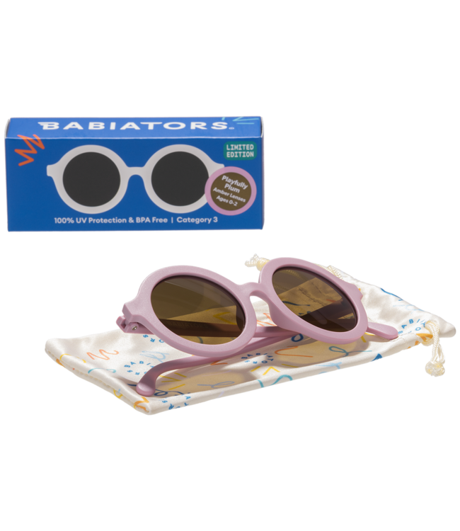 BABIATORS LUNETTES EURO ROUND ORIGINALE - PLAYFULLY PLUM