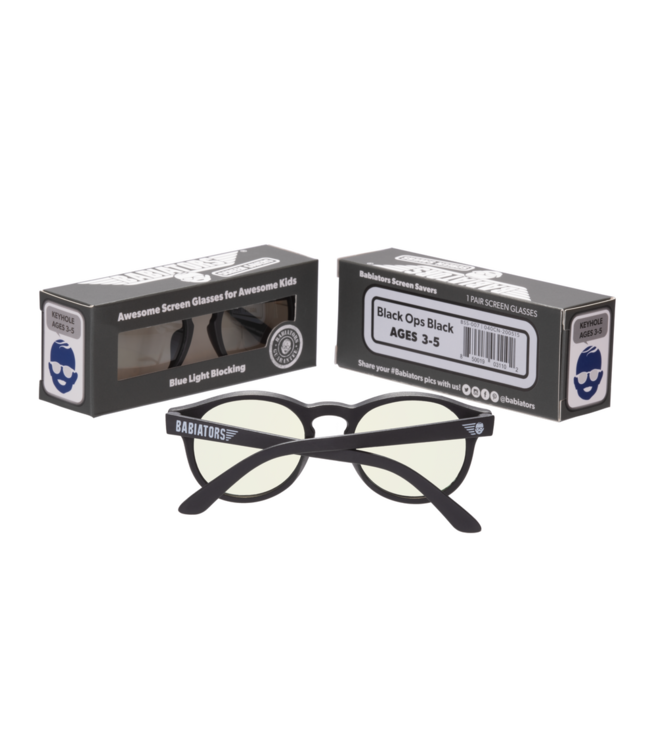 BABIATORS LUNETTES KEYHOLE PROTECTION ÉCRAN - BLACK OPS BLACK