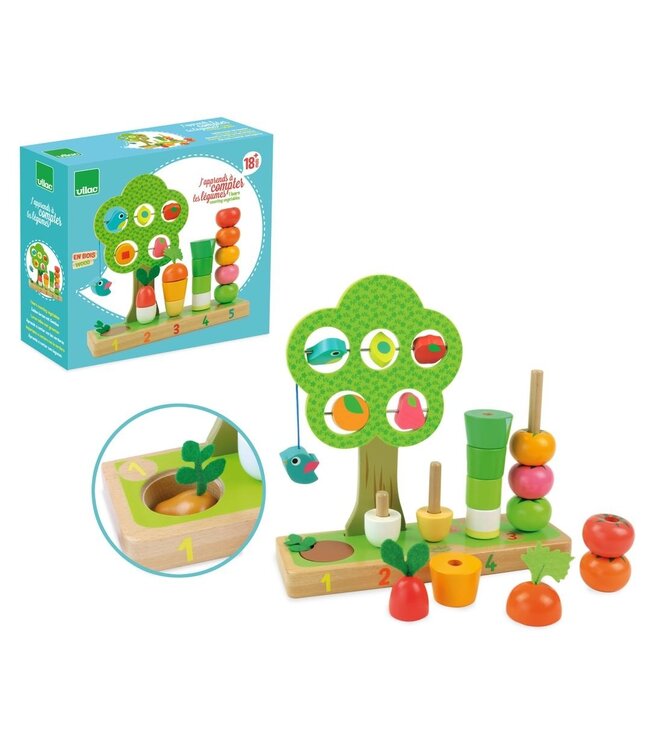 VILAC J'APPRENDS À COMPTER - LES LÉGUMES