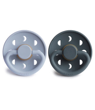 MUSHIE SUCES (PQT 2) MOON SILICONE - POWDER BLUE/SLATE