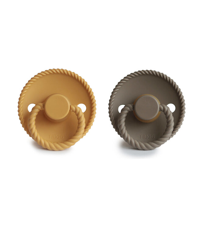 MUSHIE SUCES (PQT 2) ROPE SILICONE - HONEY GOLD/PORTOBELLO