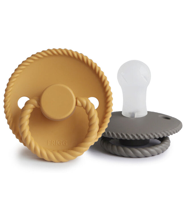 MUSHIE SUCES (PQT 2) ROPE SILICONE - HONEY GOLD/PORTOBELLO