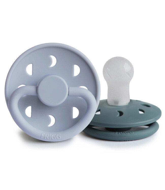 MUSHIE SUCES (PQT 2) MOON SILICONE - POWDER BLUE/SLATE