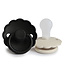 MUSHIE SUCES (PQT 2) DAISY SILICONE - JET BLACK/CREAM