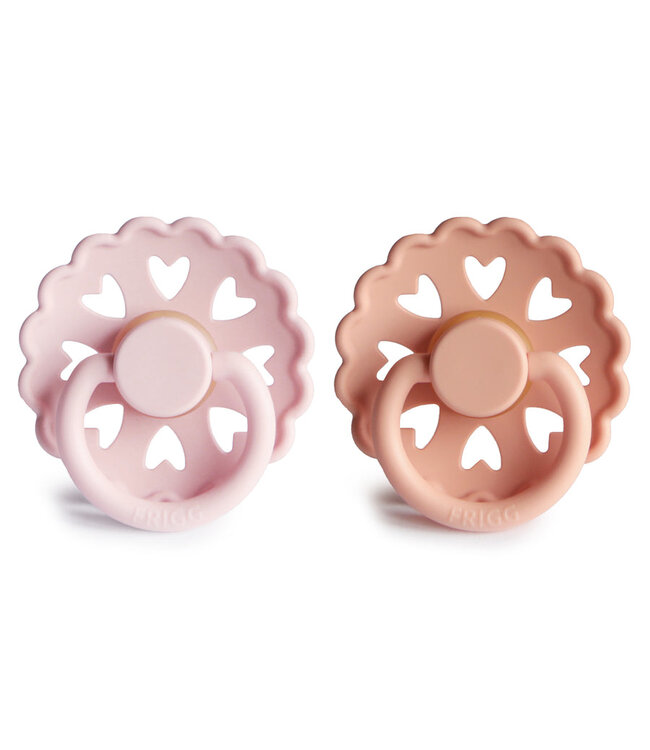 MUSHIE SUCES (PQT 2) ANDERSON RUBBER - WHITE LILAC/PRETTY PEACH