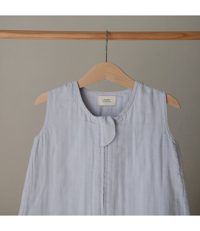 MUSHIE SAC DE COUCHAGE EN COTON ORGANIQUE - BABY BLUE