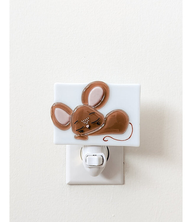VEILLE SUR TOI VEILLEUSE - SOURIS LÉONIE
