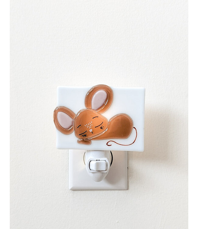 VEILLE SUR TOI VEILLEUSE - SOURIS LÉONIE