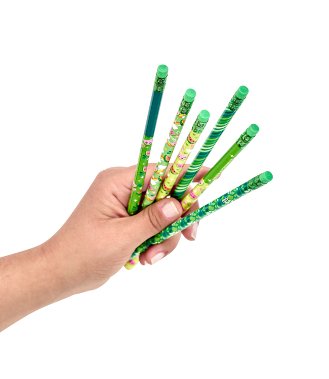 OOLY ENS. 6 CRAYONS À MINE PARFUMÉS - LIL' JUICY WATERMELON