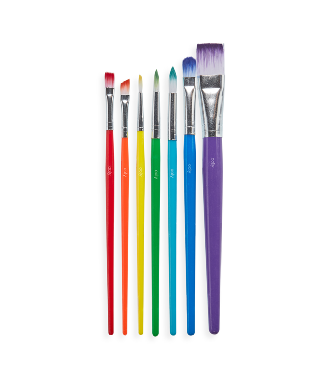 OOLY ENS. DE 7 PINCEAUX