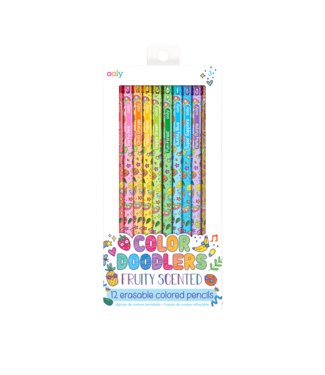 OOLY ENS. 12 CRAYONS PARFUMÉS - DOODLERS FRUITY