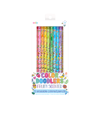 OOLY ENS. 12 CRAYONS PRAFUMÉS - DOODLERS FRUITY