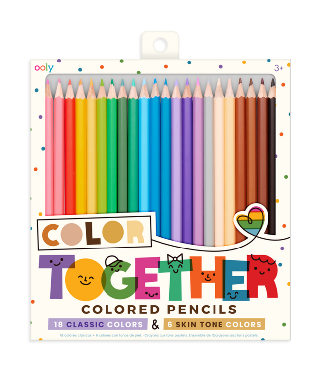 OOLY ENS. 24 CRAYONS COLOR TOGETHER - CLASSIC