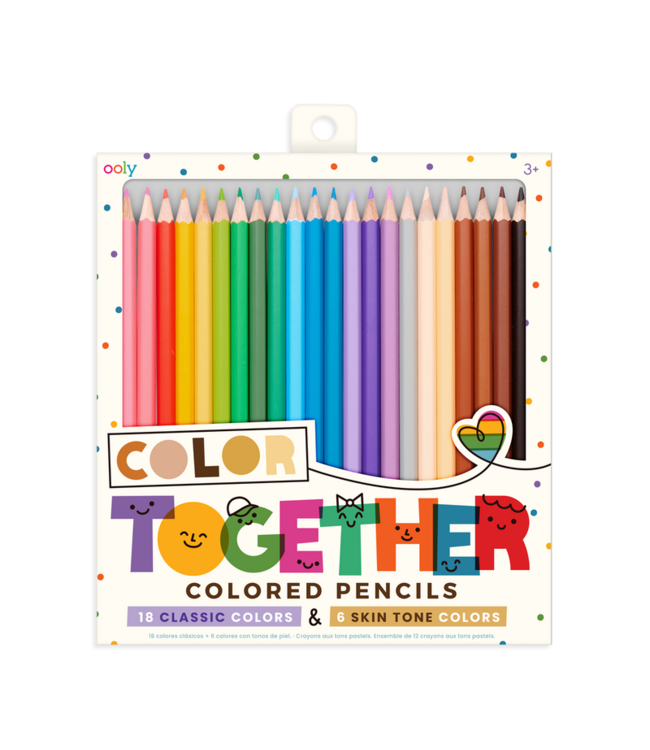 OOLY ENS. 24 CRAYONS COLOR TOGETHER - CLASSIC