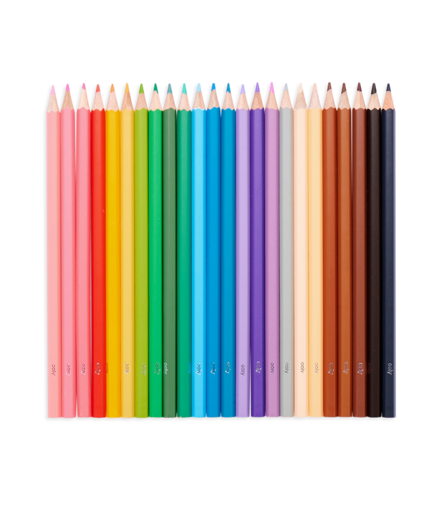 OOLY ENS. 24 CRAYONS COLOR TOGETHER - CLASSIC
