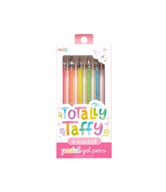 OOLY ENS. DE 6 CRAYONS GEL - TOTALLY TAFFY
