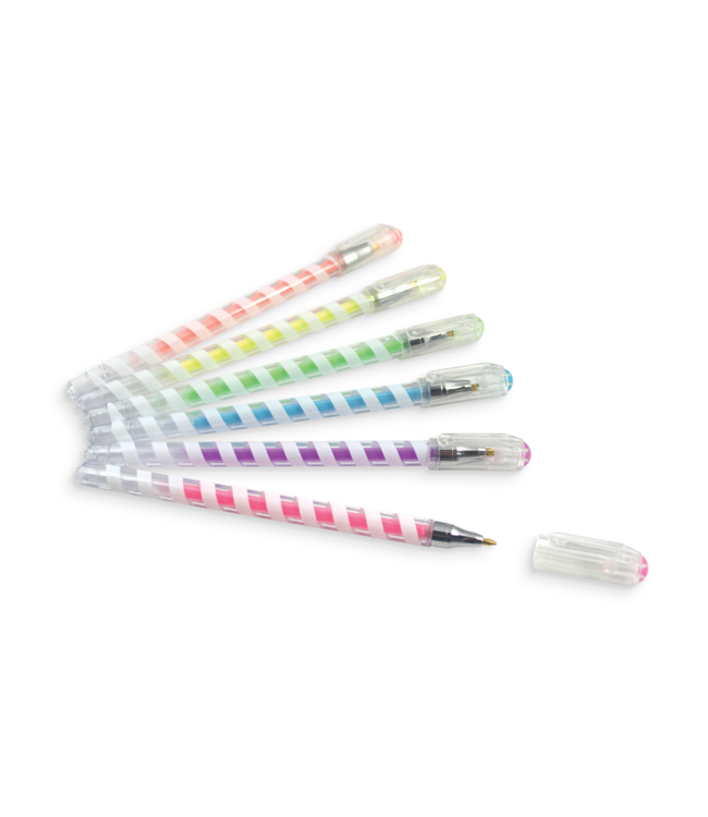 OOLY ENS. DE 6 CRAYONS GEL - TOTALLY TAFFY