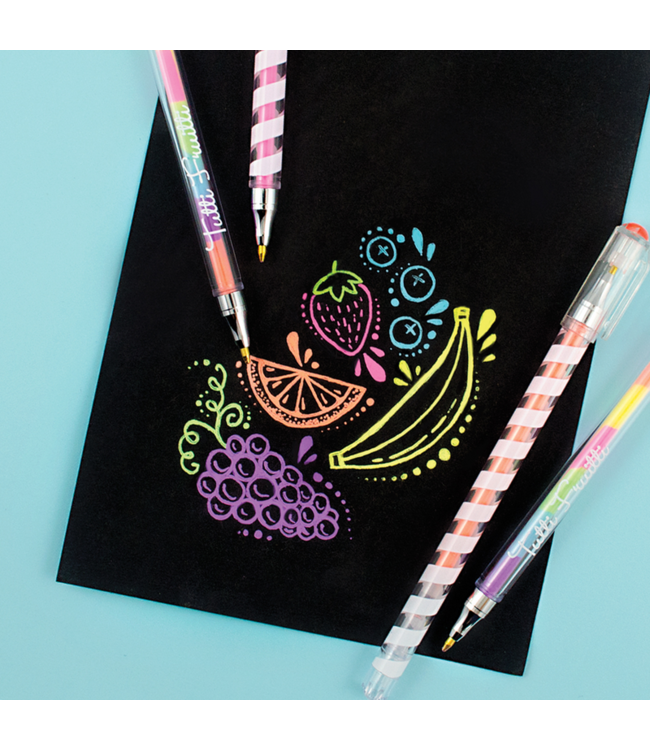 OOLY ENS. DE 6 CRAYONS GEL - TOTALLY TAFFY