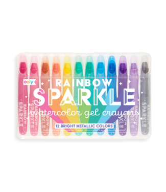 OOLY ENS. DE 12 CRAYONS GEL - SPARKLE WATERCOLOR