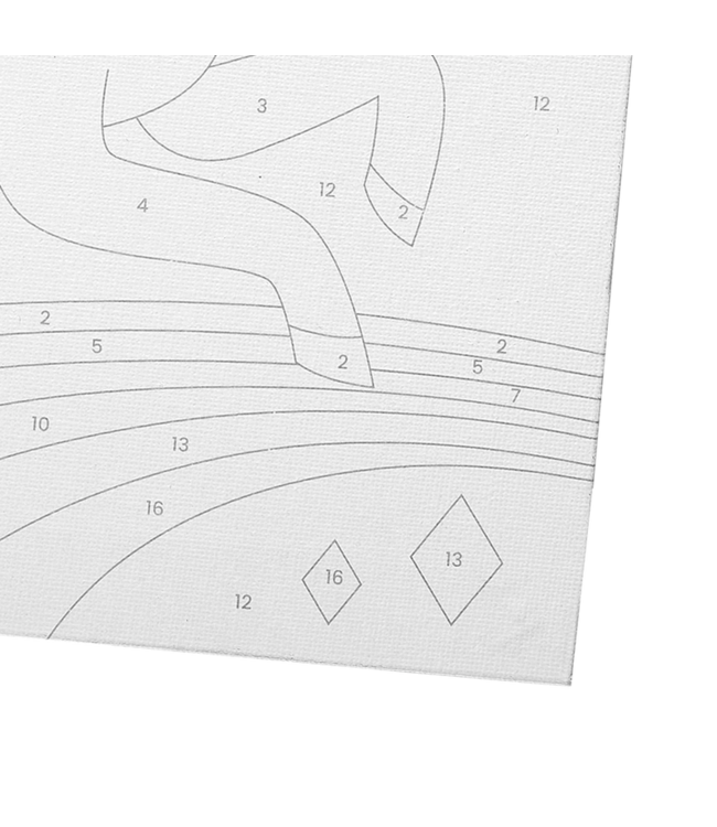 OOLY ENS. DE PEINTURE À NUMÉRO - MAGIC UNICORN